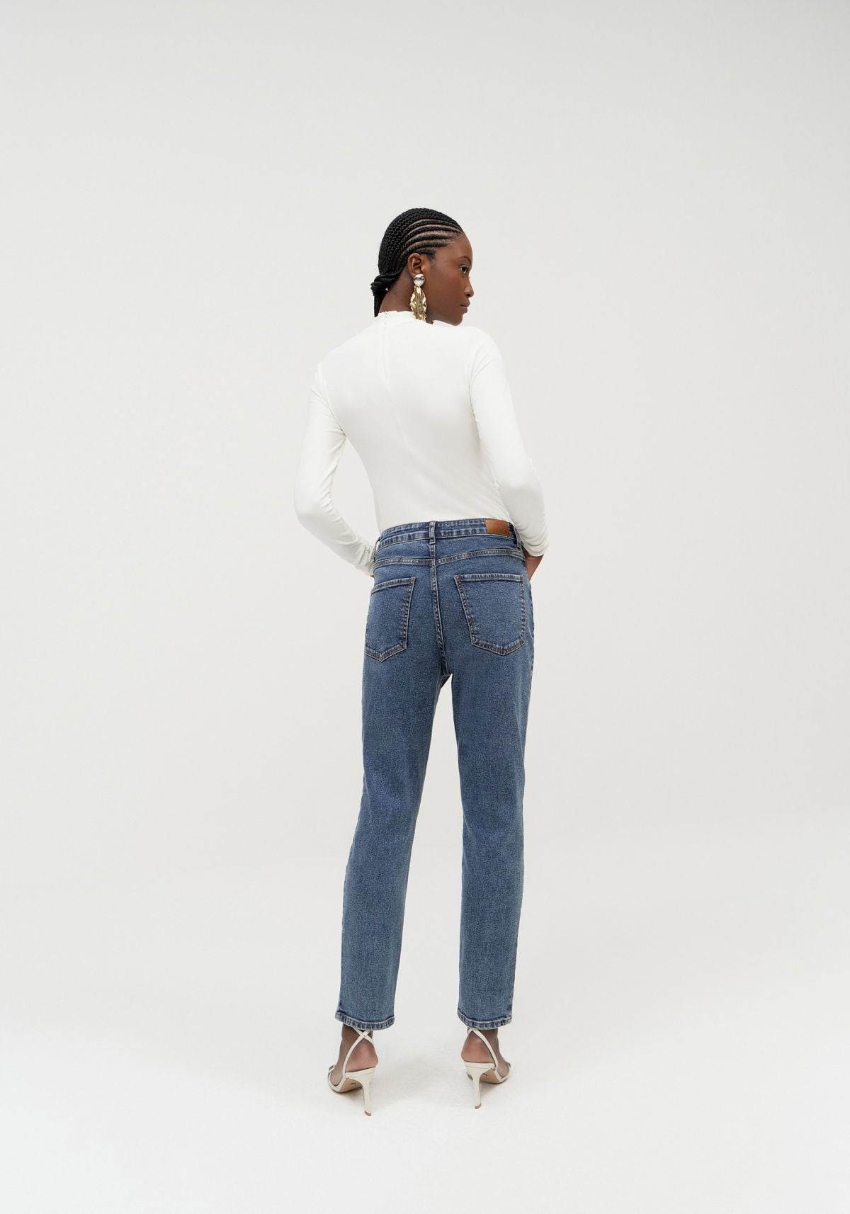 Calça Jeans Mom Comfort Super Alta Lez A Lez Feminino 2167L