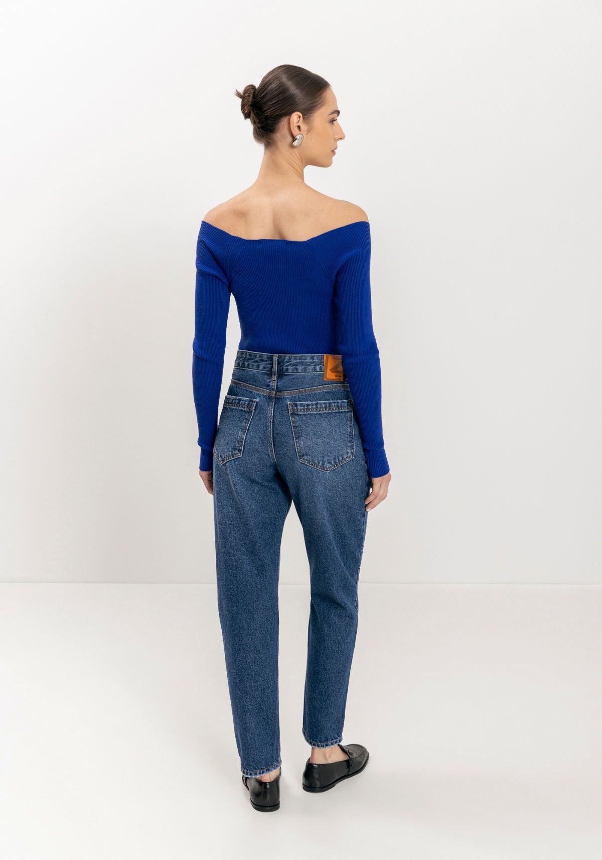 Calça Mom Jeans Com Cintura Alta Lez A Lez Feminino 1527E