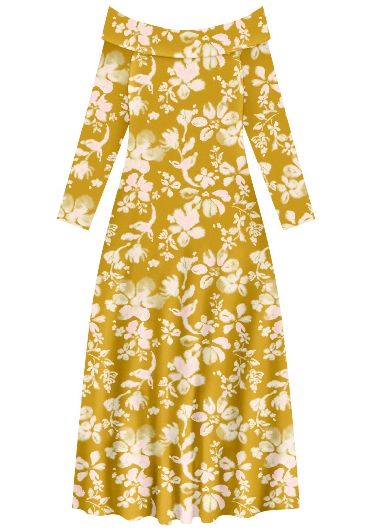 Vestido Longo Ombro A Ombro Lez A Lez Feminino 7304E