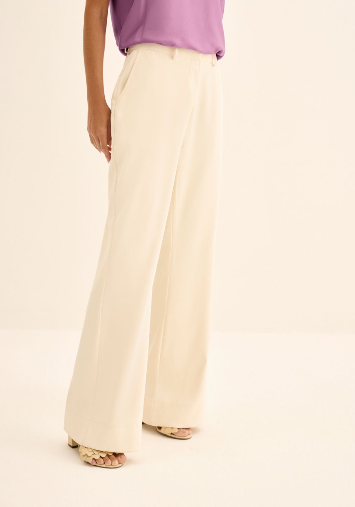 Calça Reta Com Cintura Média Lez A Lez Feminino 9467E