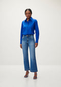 Calça Jeans Flare Cropped Lez A Lez Feminino 7891L