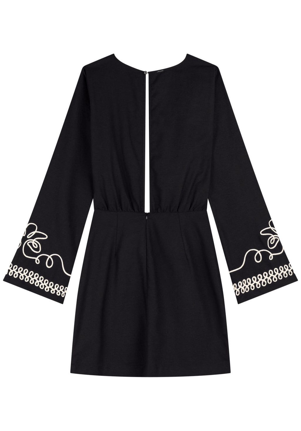 Vestido Curto De Mangas Longas Lez A Lez Feminino 7516E