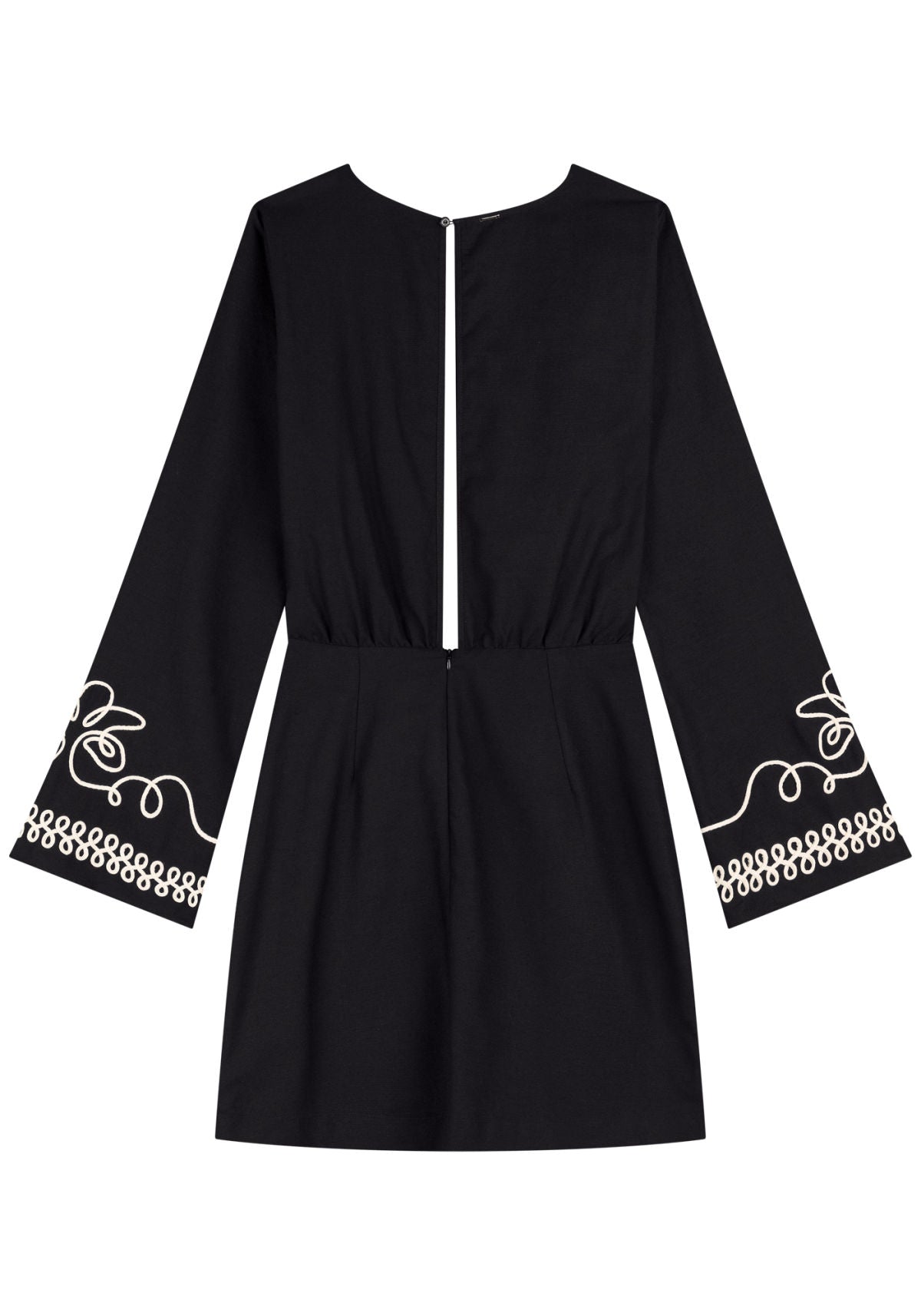Vestido Curto De Mangas Longas Lez A Lez Feminino 7516E