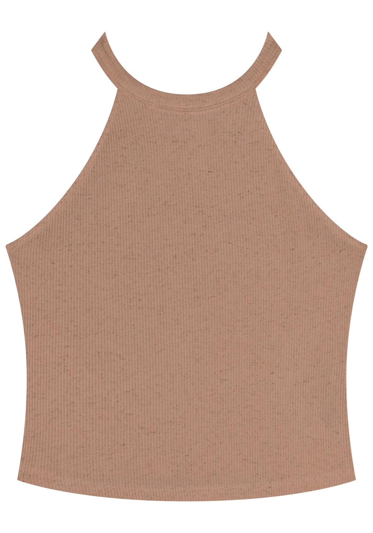 Blusa Curta Com Gola Redonda Lez A Lez Feminino 5077E