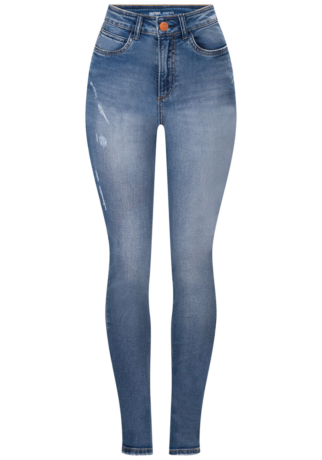 Calça Jeans Skinny Cropped Lez A Lez Feminino 9375L