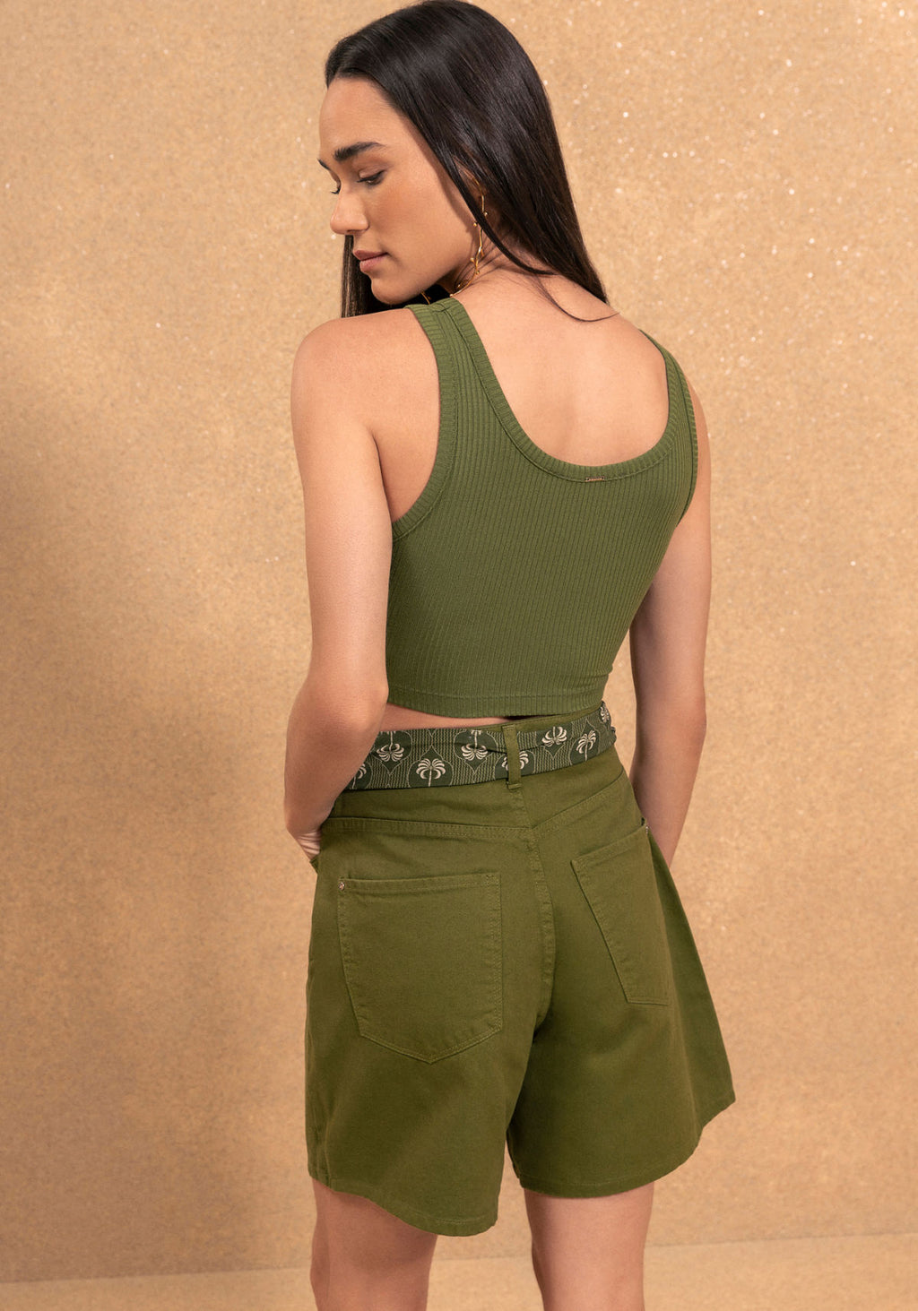 Blusa Top De Alças Em Malha Lez A Lez Feminino 5061E