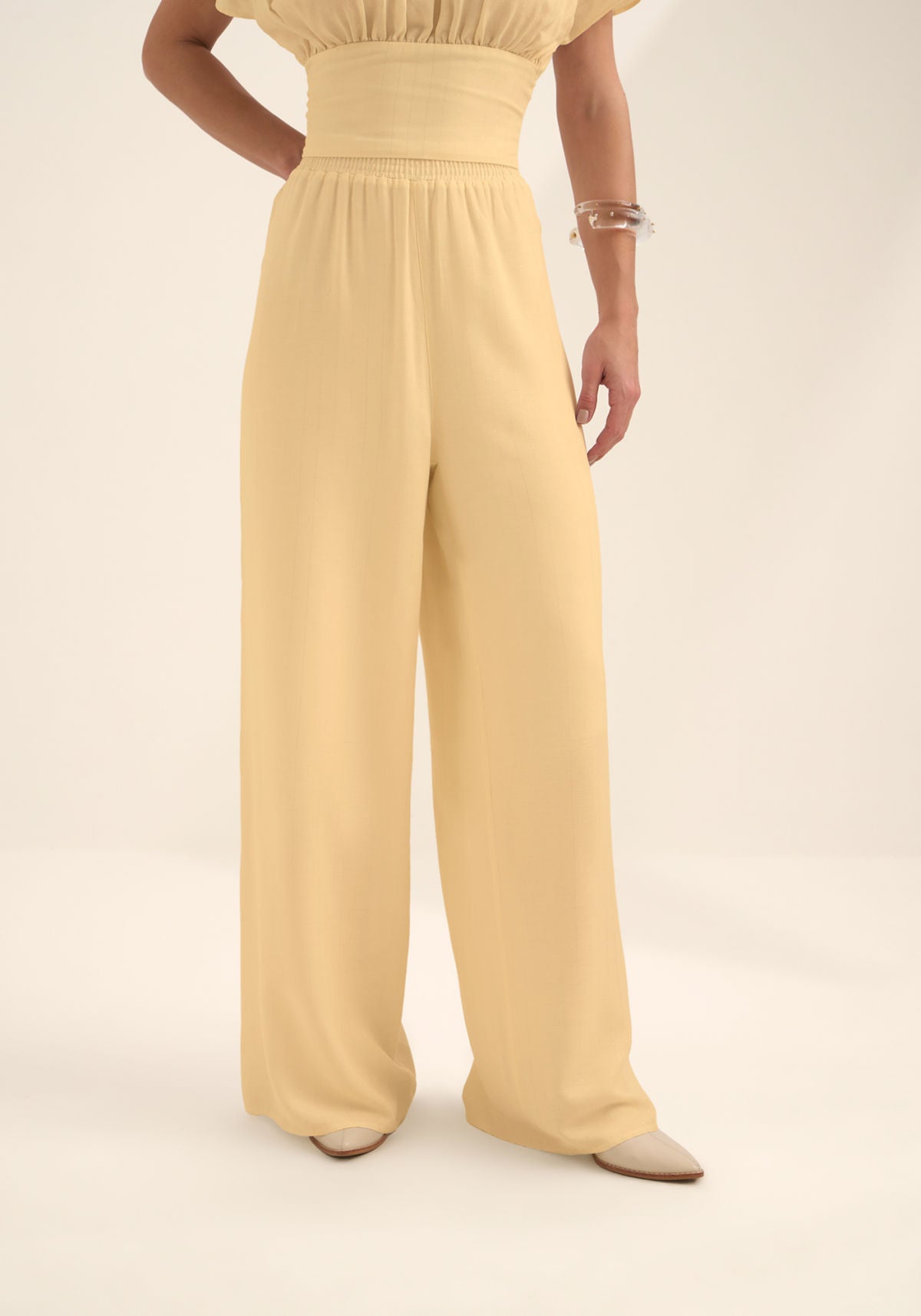 Calça Reta De Cintura Alta Lez A Lez Feminino 9530E