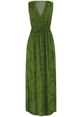 Vestido Midi Estampado com Recorte Lez A Lez Feminino 6909L