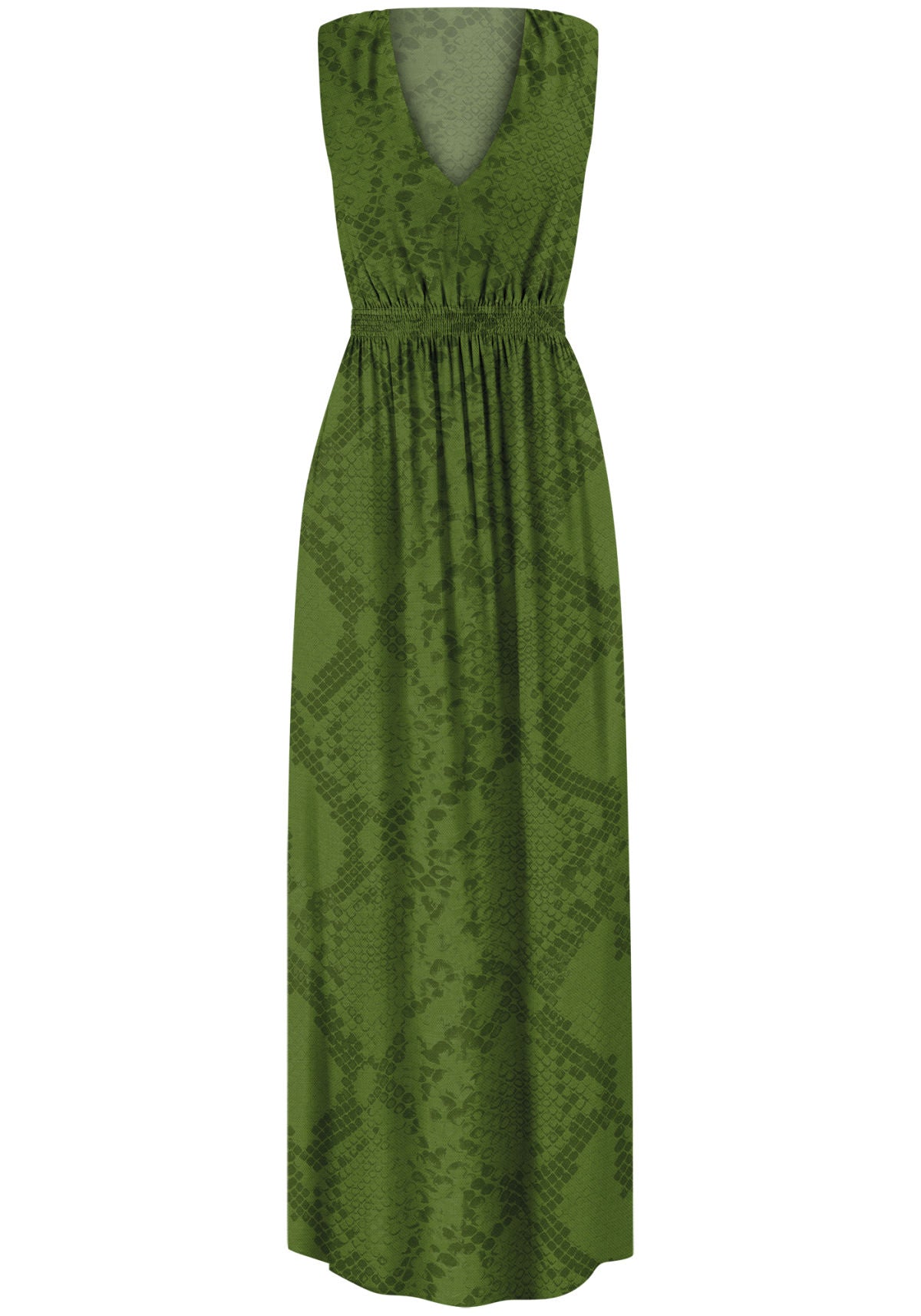 Vestido Midi Estampado com Recorte Lez A Lez Feminino 6909L