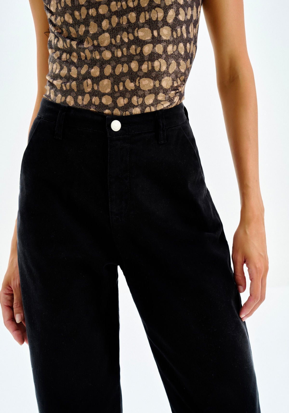 Calça Sarja Slim Cropped Cintura Lez A Lez Feminino 9416L