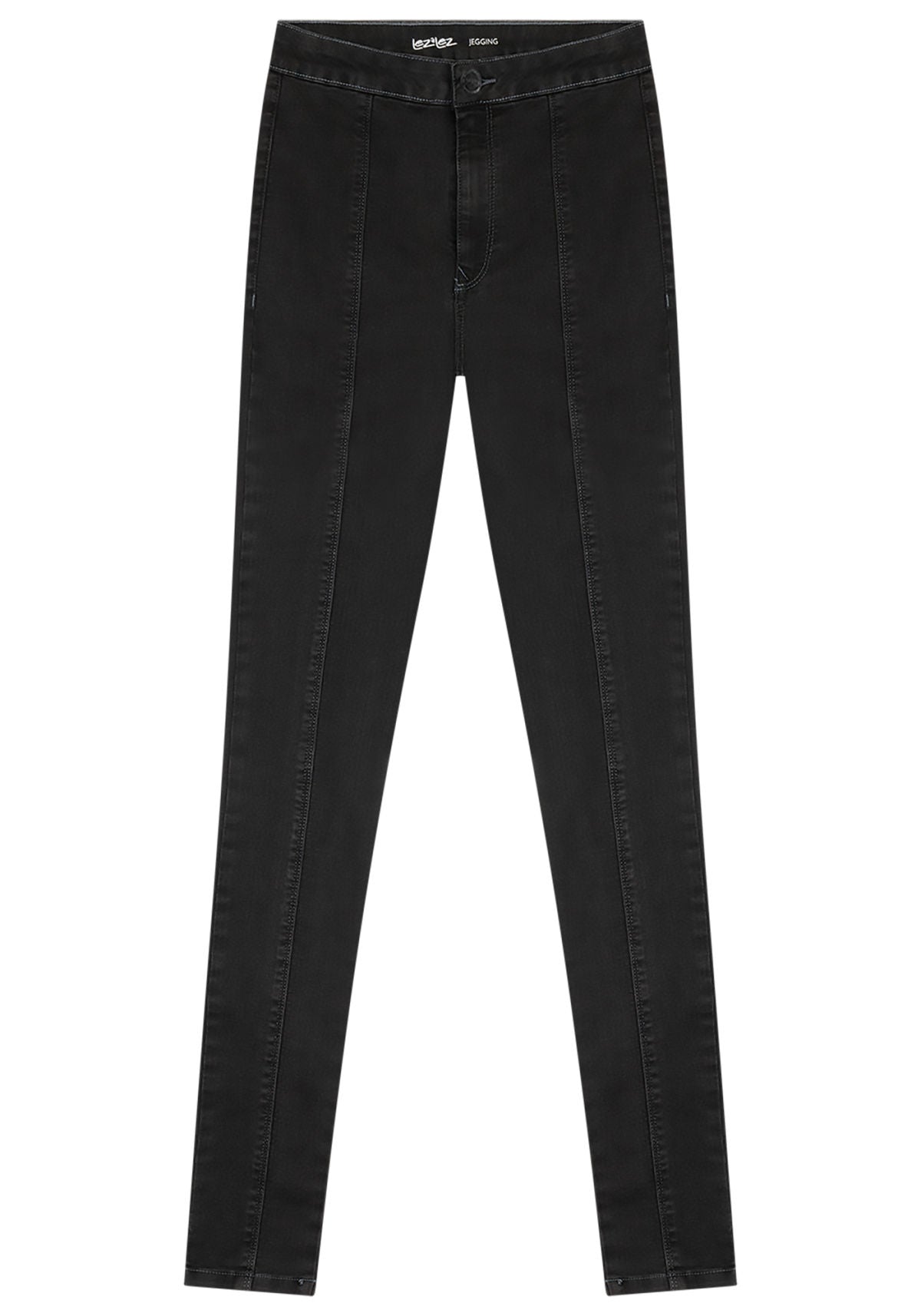 Calça Jeans Jegging Preta Super Lez A Lez Feminino 7897L