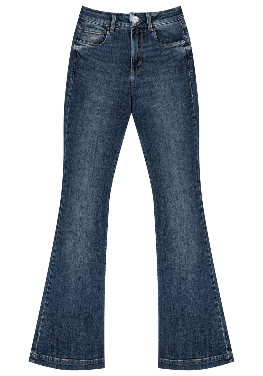 Calça Jeans Flare Boot Cut Lez A Lez Feminino 2184L