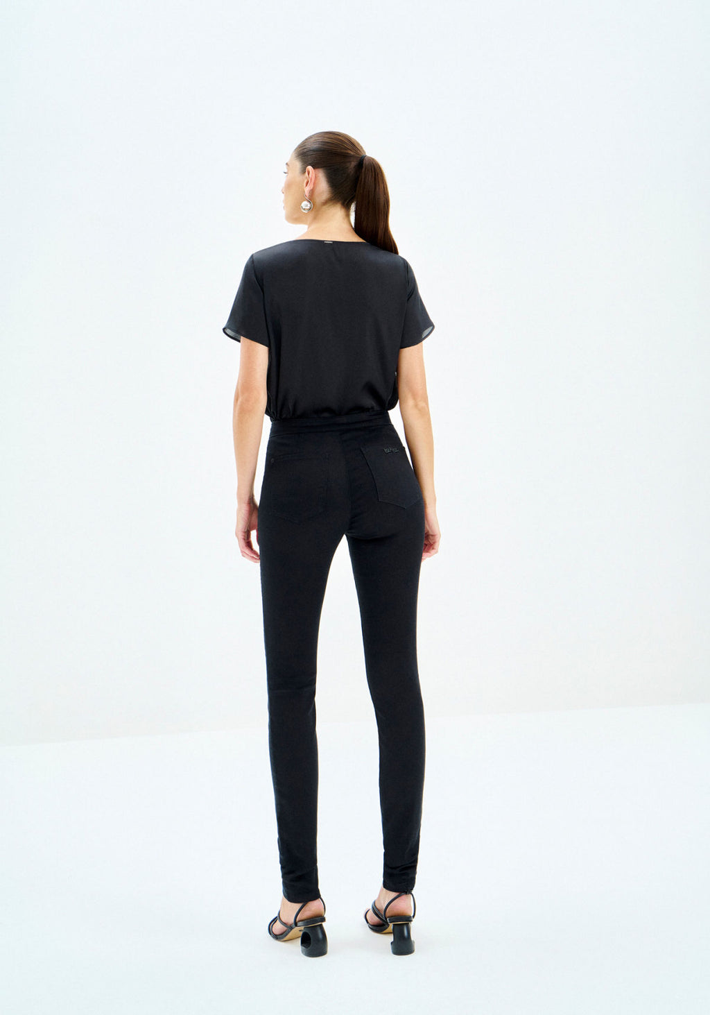 Calça Jeans Jegging Ever Black Lez A Lez Feminino 9382L