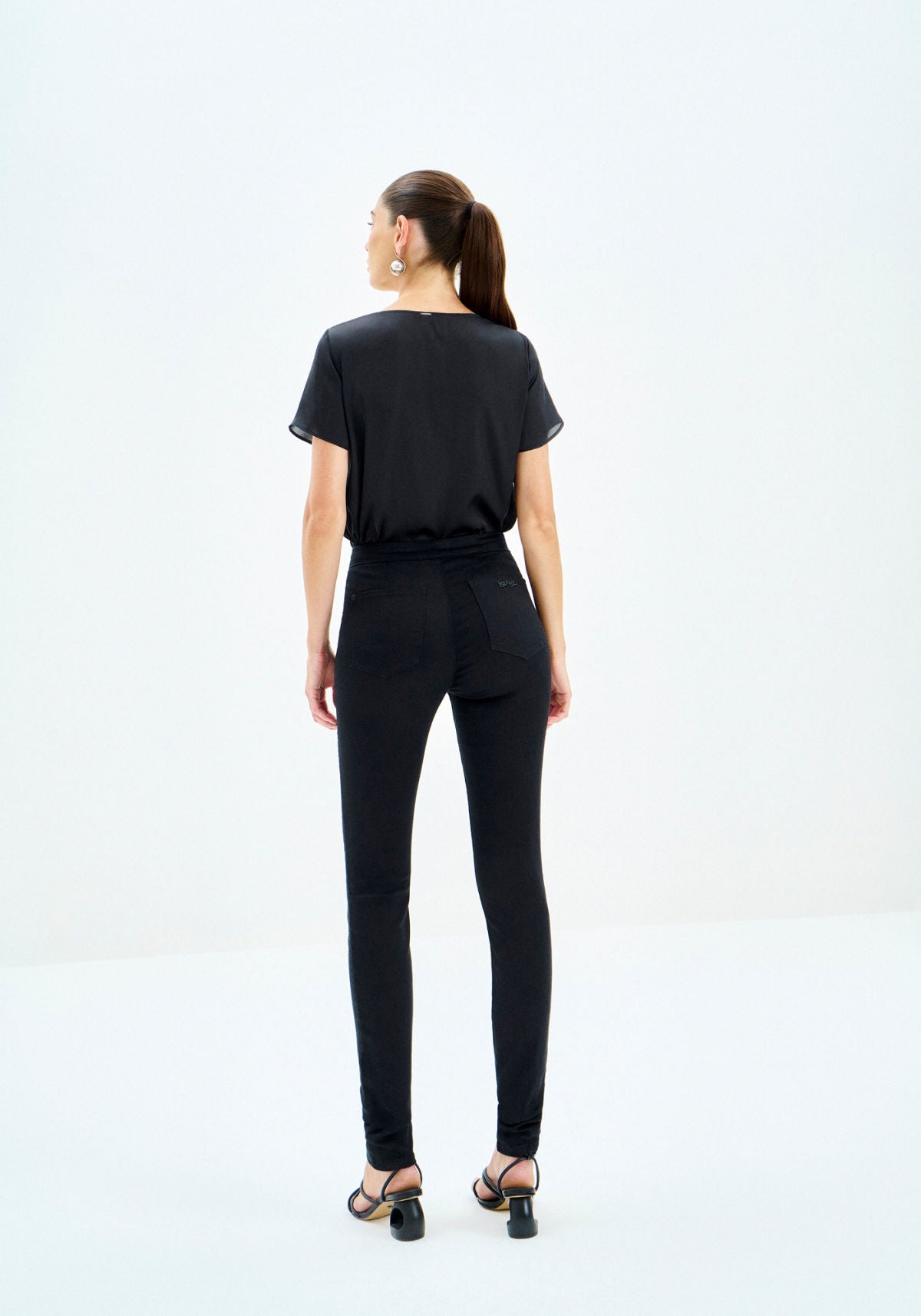Calça Jeans Jegging Ever Black Lez A Lez Feminino 9382L