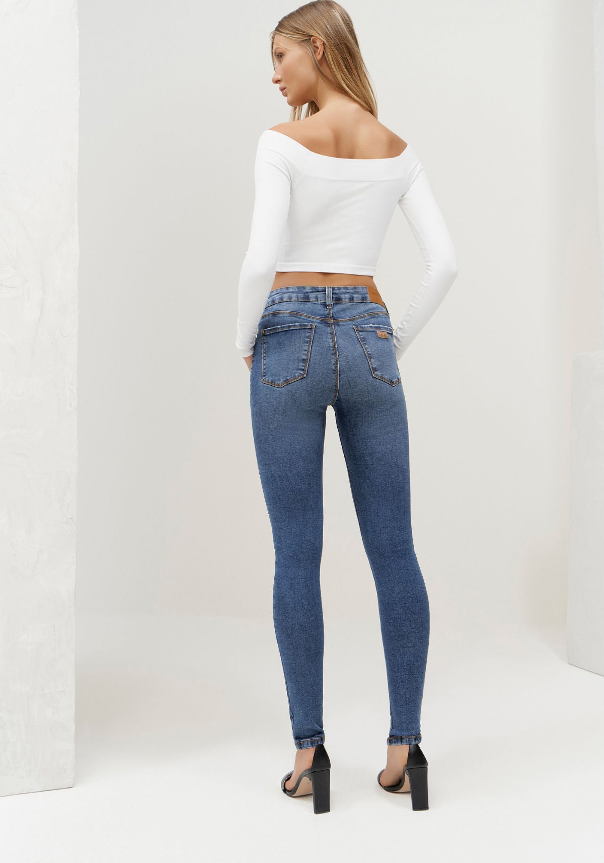 Calça Jeans Skinny Estonada Lez A Lez Feminino 2054L