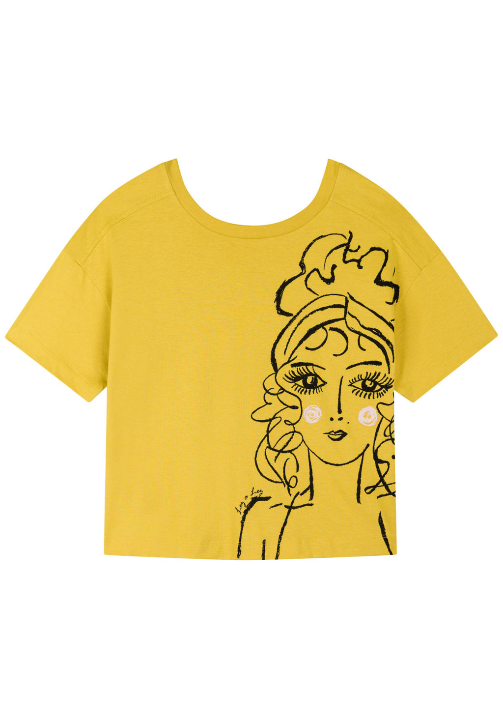 Blusa Manga Curta Estampa Local Lez a Lez Feminino 7199E