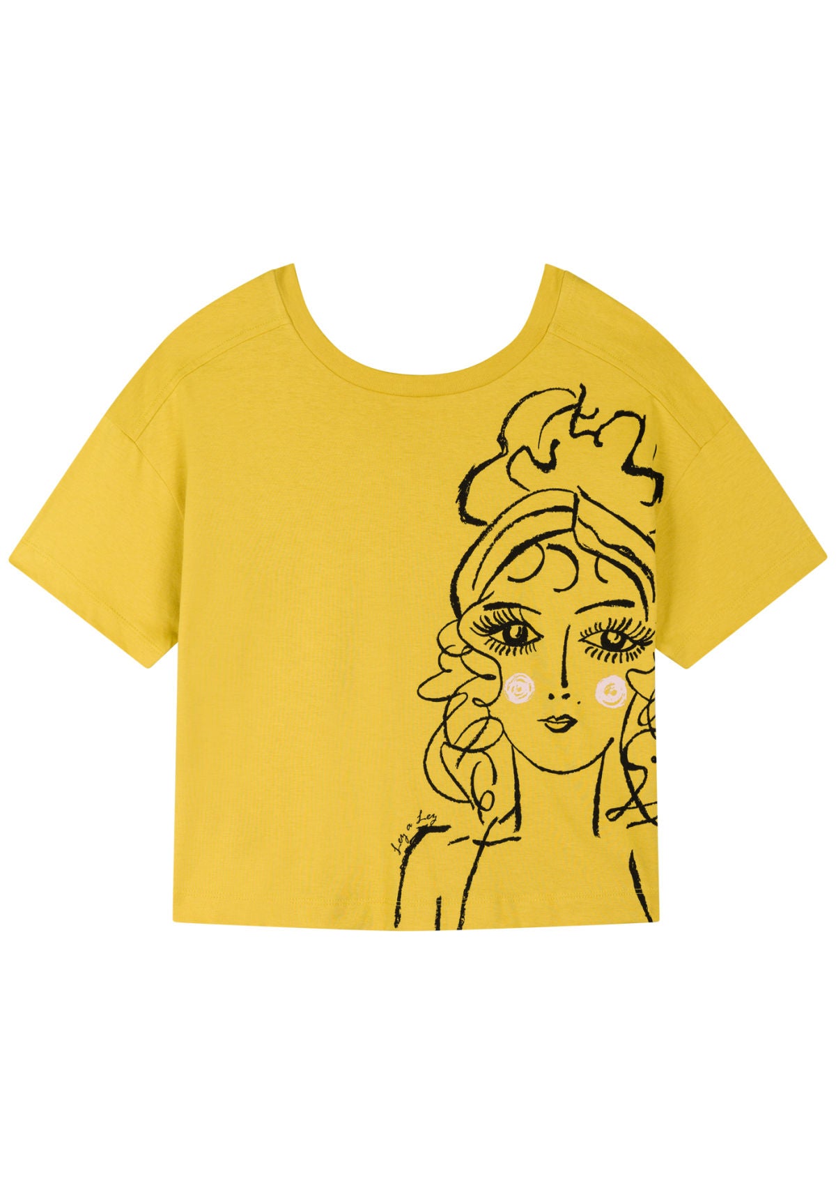 Blusa Manga Curta Estampa Local Lez a Lez Feminino 7199E