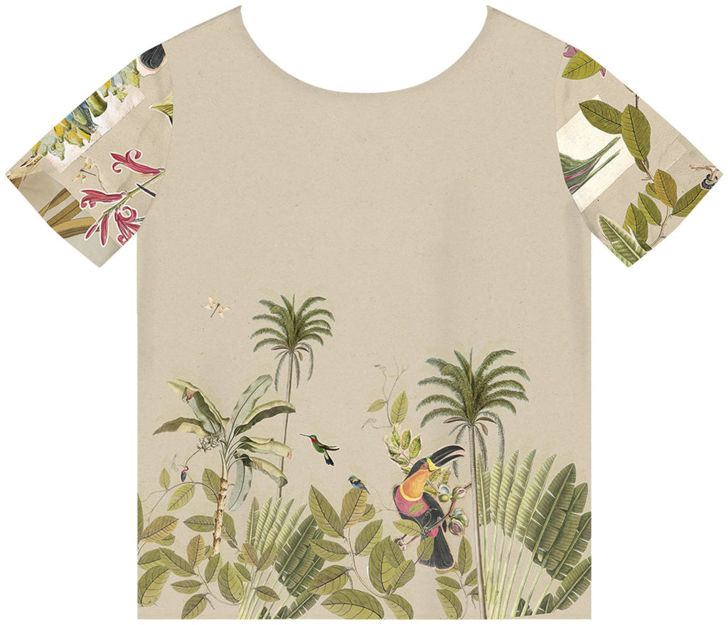 Blusa Manga Curta em Tecido Plano Lez A Lez Feminino 7274L