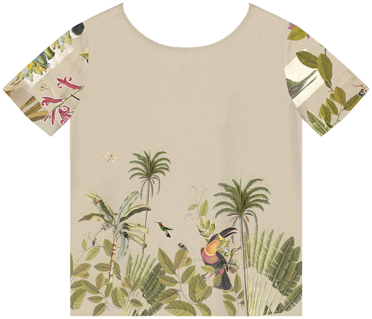 Blusa Manga Curta em Tecido Plano Lez A Lez Feminino 7274L