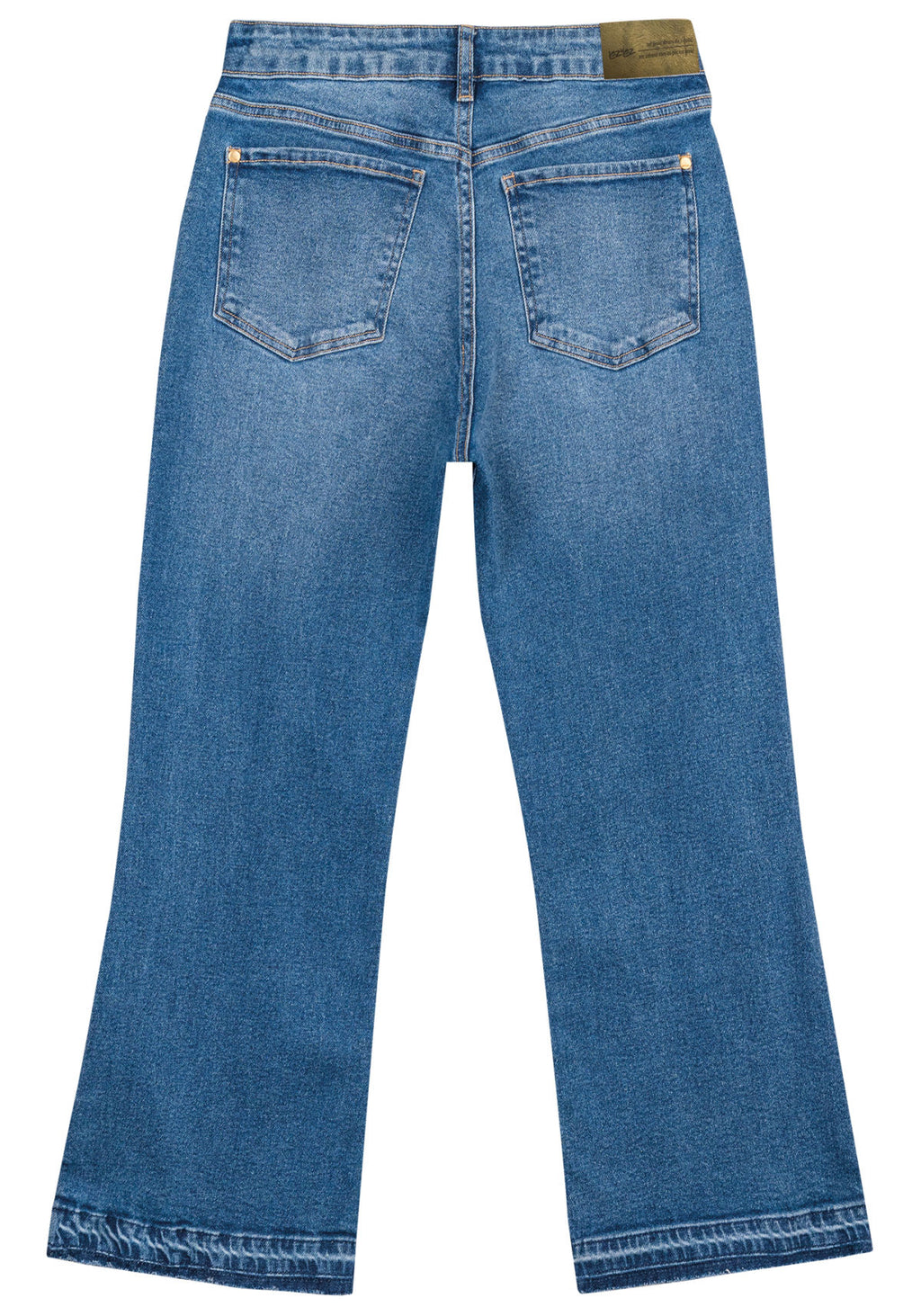 Calça Jeans Flare Cropped Lez A Lez Feminino 7891L