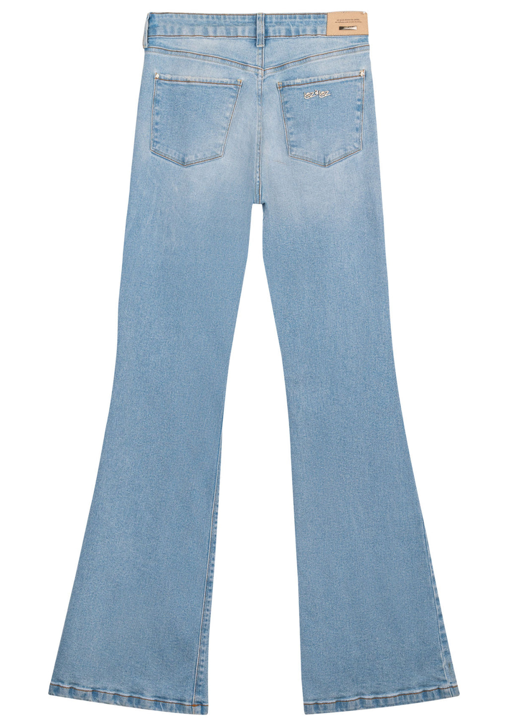 Calça Jeans Flare Estonada Lez A Lez Feminino 7894L