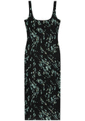 Vestido De Alças Midi Chá Estampado Lez A Lez Feminino 7270E