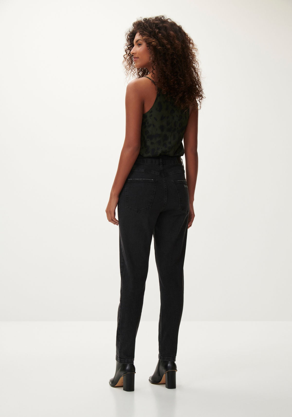 Calça Jeans Mom Cropped Super Alta Lez A Lez Feminino 7903L