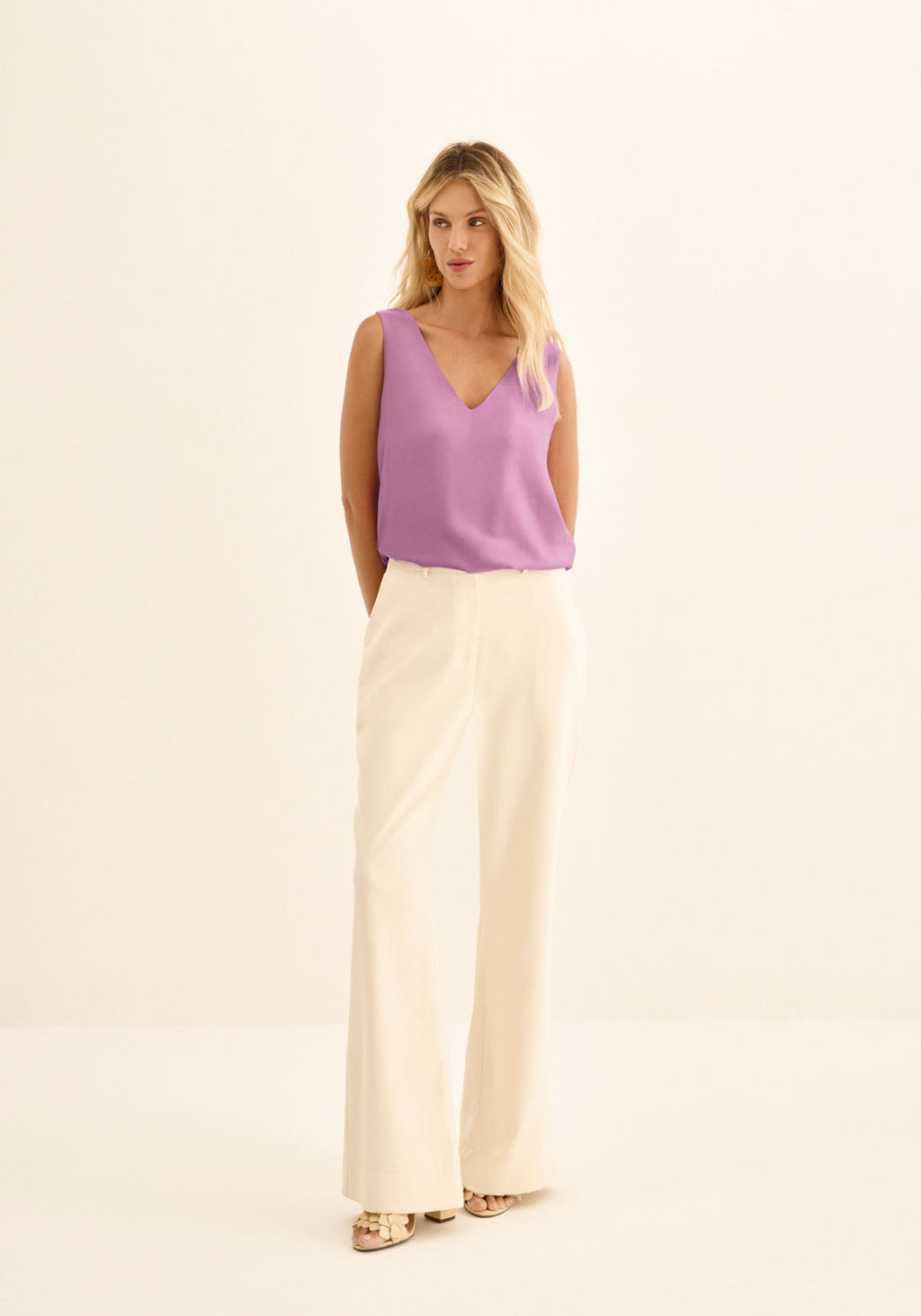 Calça Reta Com Cintura Média Lez A Lez Feminino 9467E