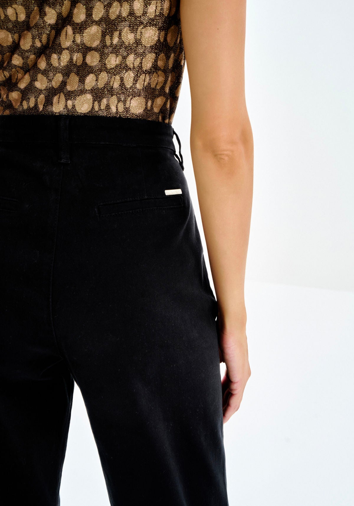 Calça Sarja Slim Cropped Cintura Lez A Lez Feminino 9416L