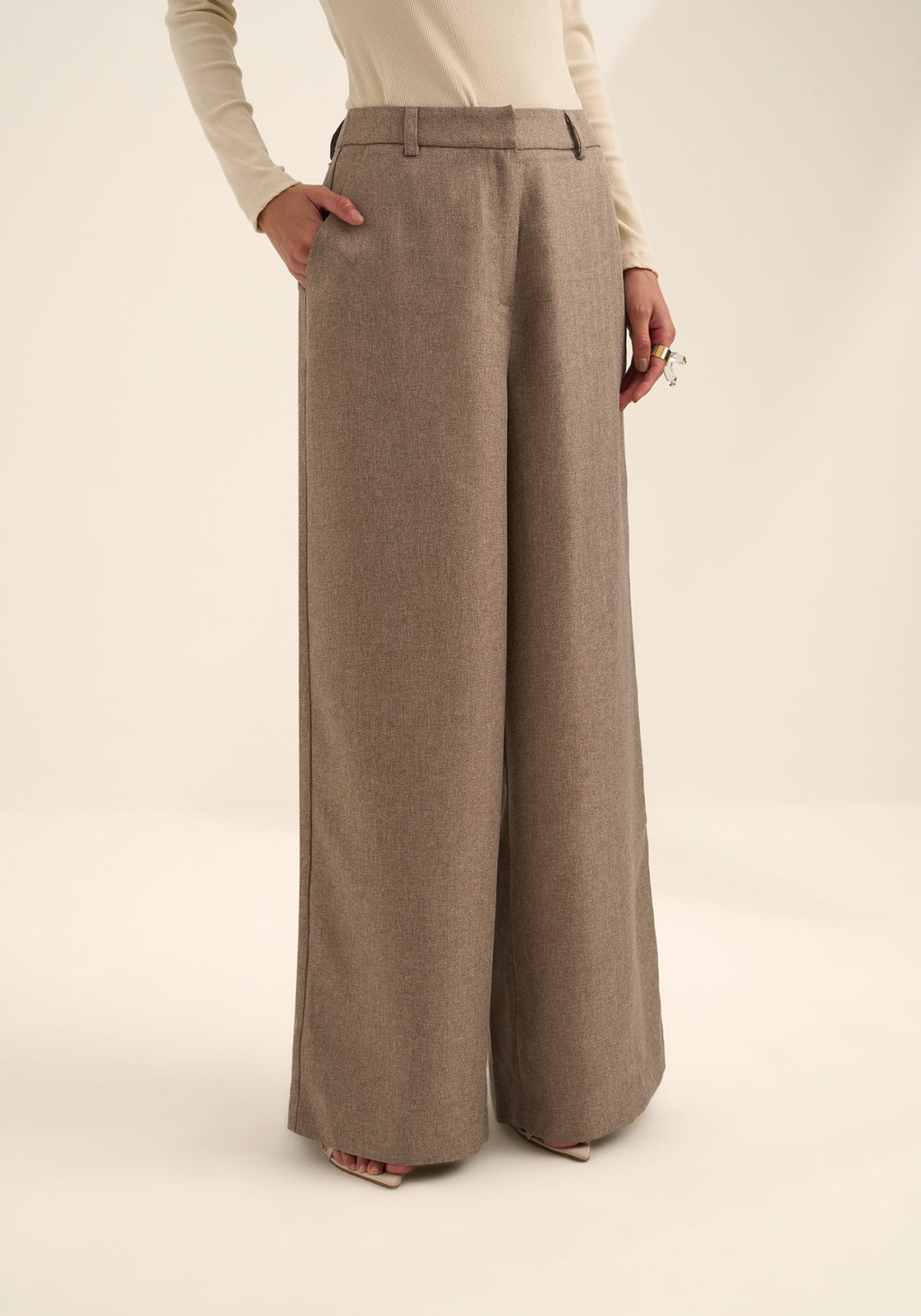 Calça Reta Com Cintura Alta Lez A Lez Feminino 9376E