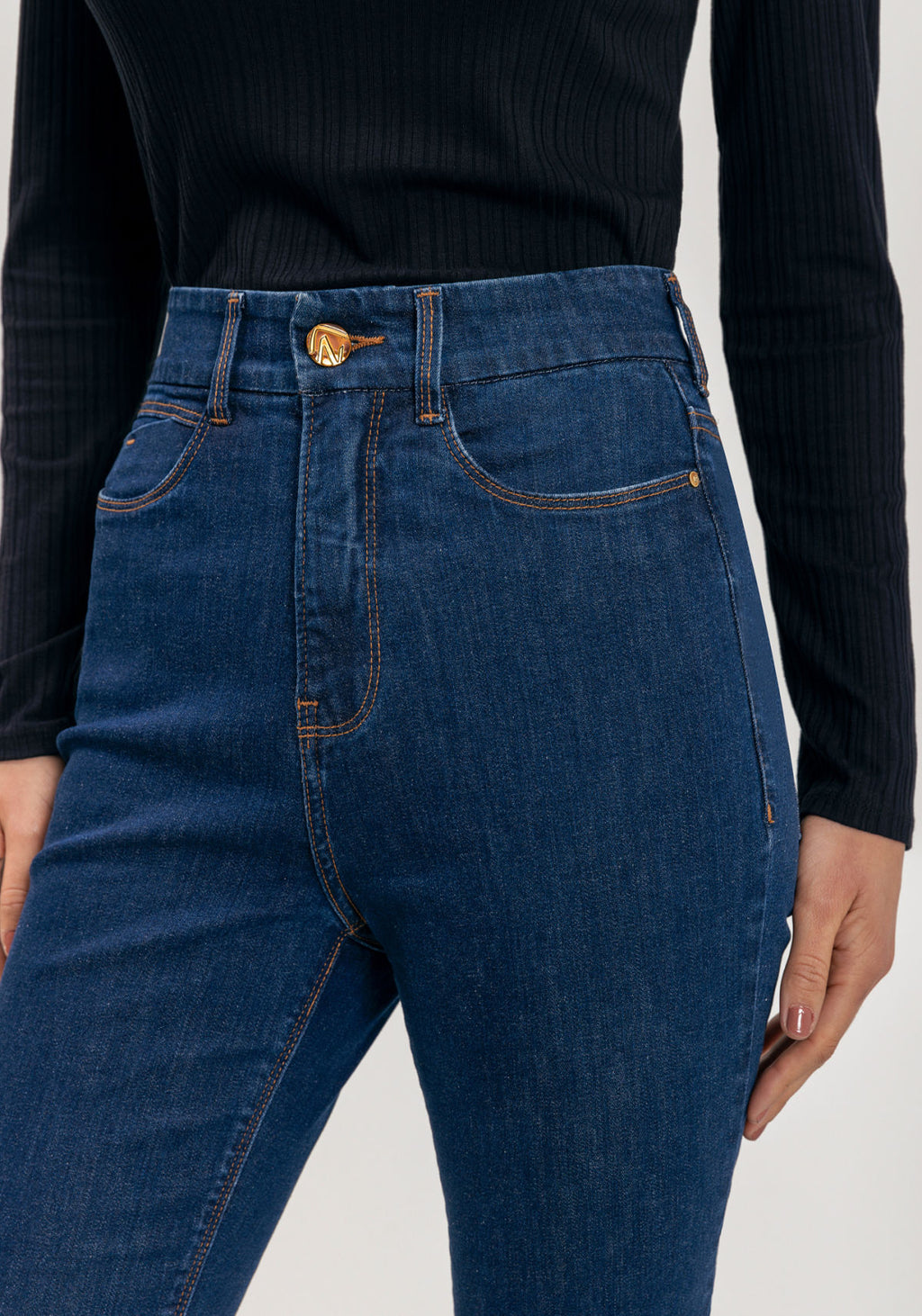 Calça Jeans Boot Cut Contour Lez A Lez Feminino 1522E