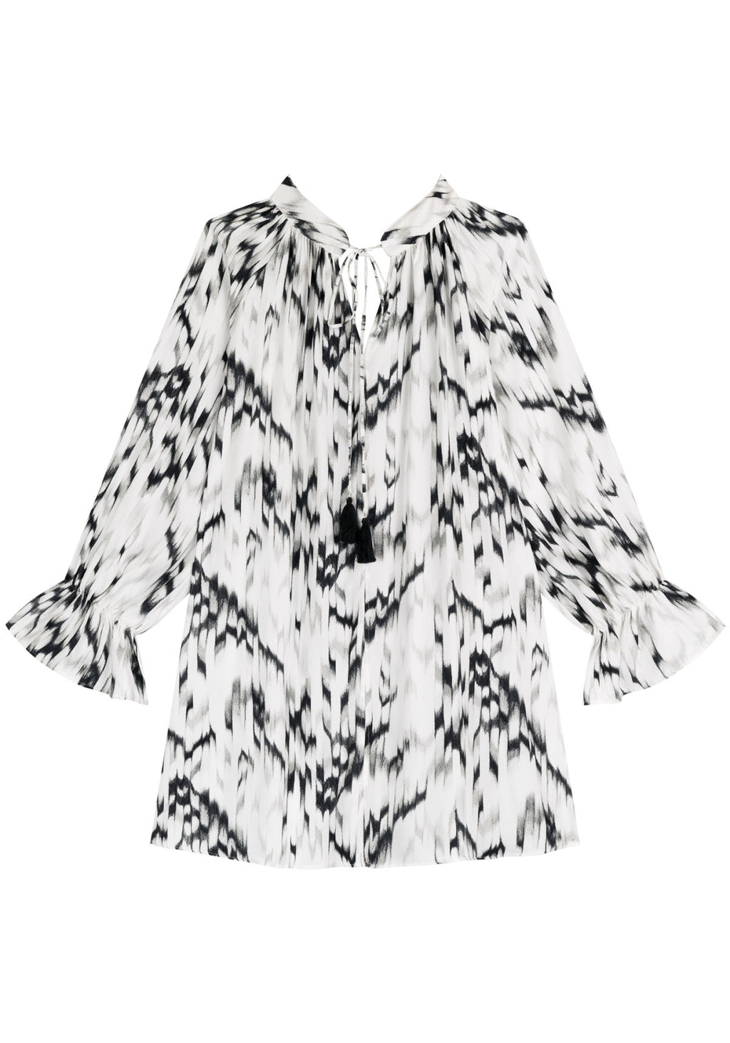 Vestido Curto Estampado Em Viscose Lez A Lez Feminino 7278E