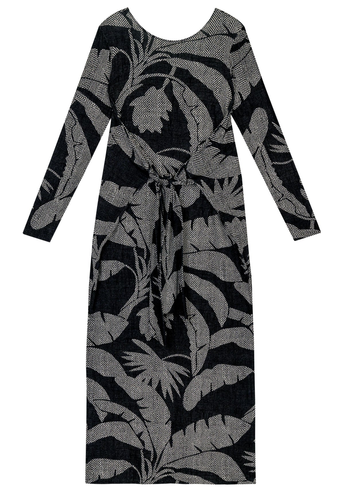 Vestido Manga Longa Estampado Lez A Lez Feminino 5669L