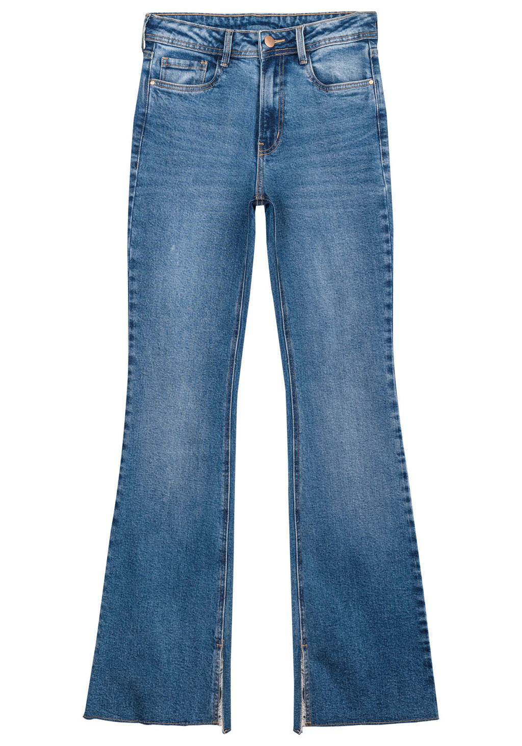 Calça Jeans Flare Super Alta Lez A Lez Feminino 7906L