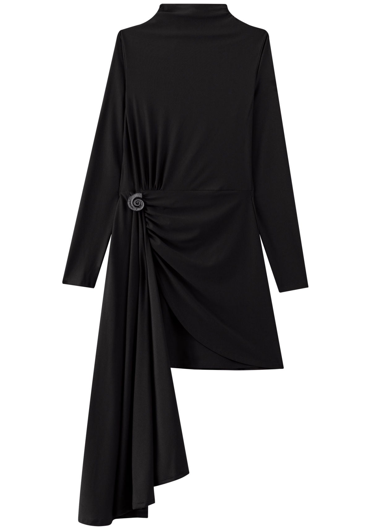 Vestido Curto De Mangas Longas Lez A Lez Feminino 7865E