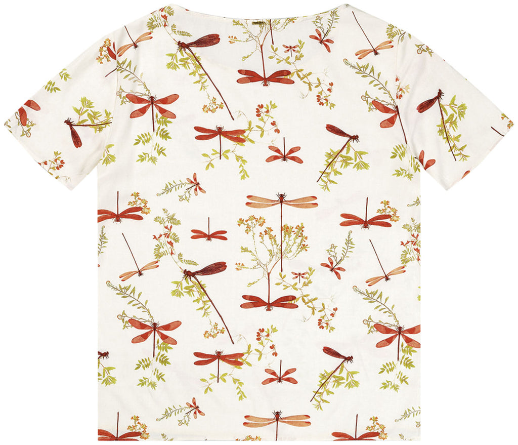 Blusa Manga Curta em Tecido Plano Lez A Lez Feminino 7274L