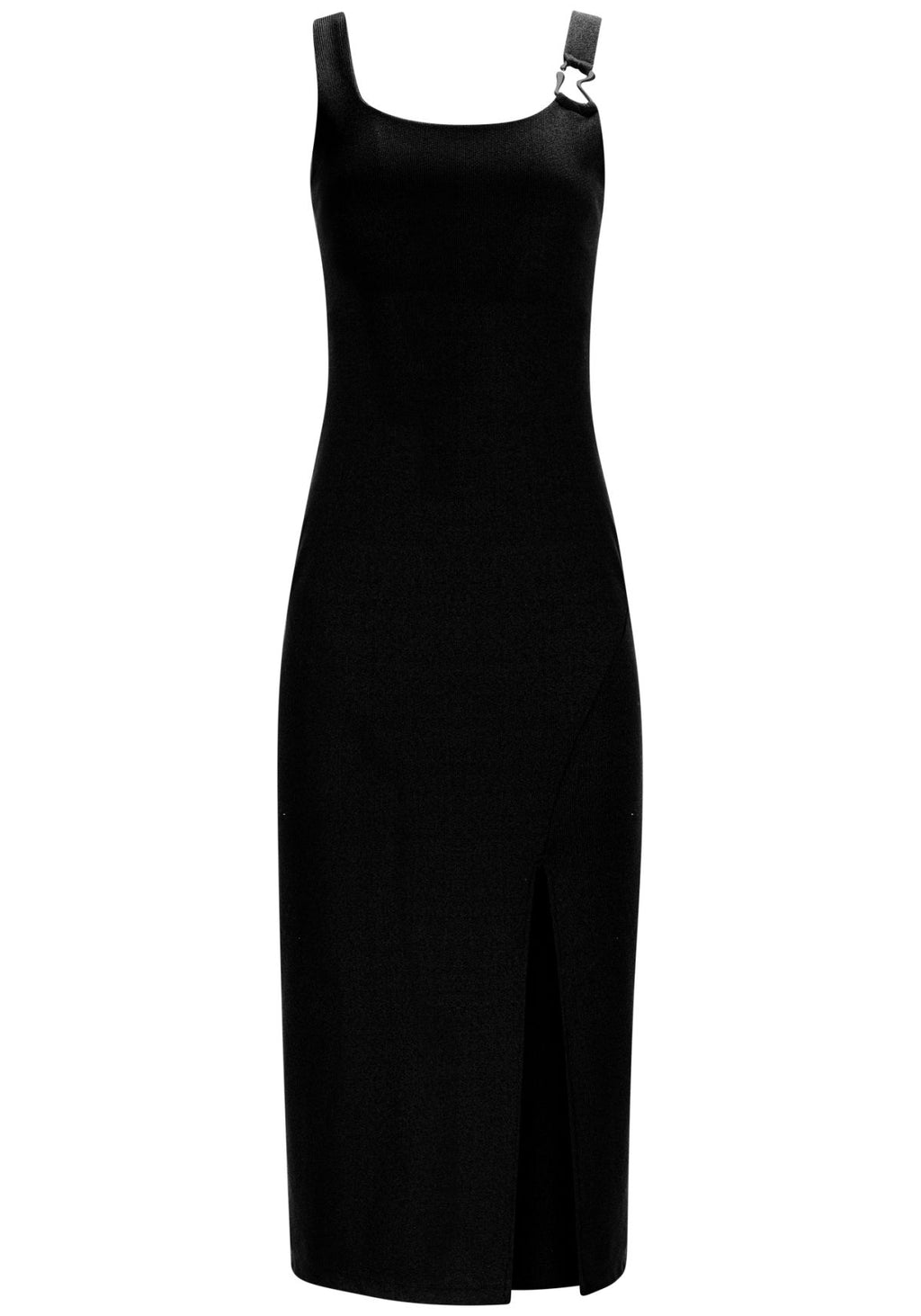Vestido Midi em Malha com Detalhe Lez A Lez Feminino 3233E