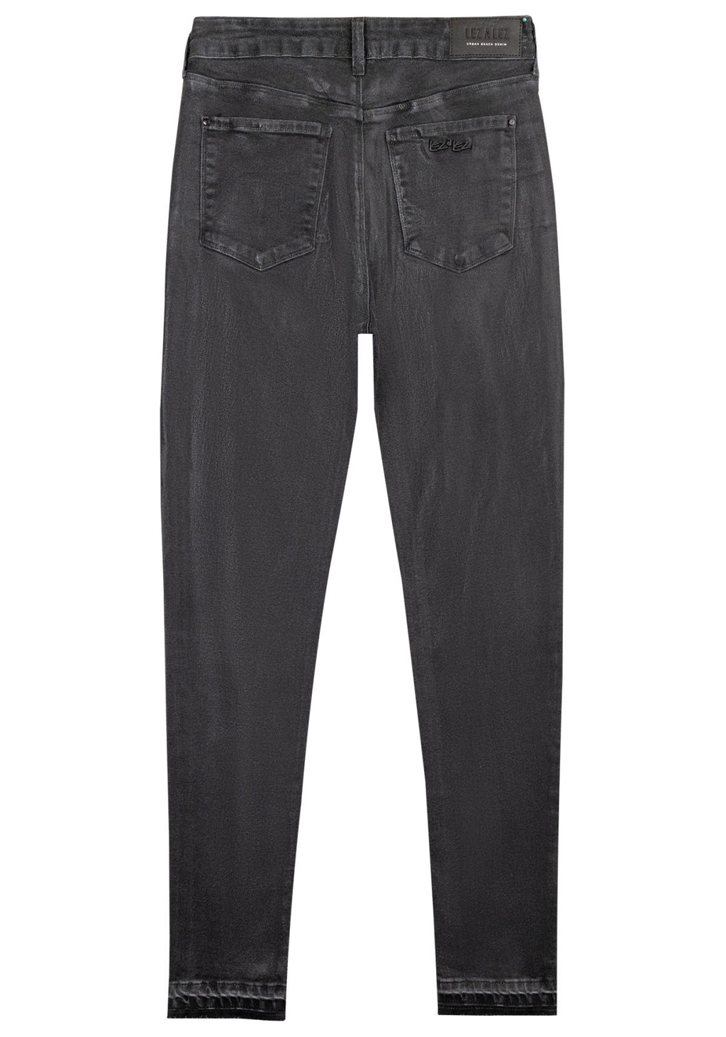 Calça Jeans Skinny Cropped Preta Lez A Lez Feminino 7929L