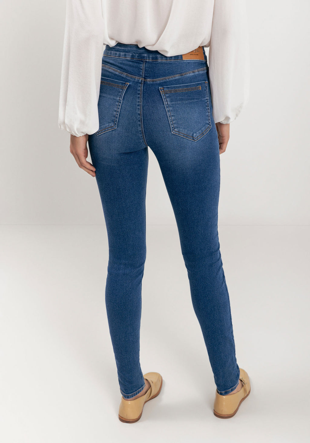 Calça Jeans Jegging Com Elastano Lez A Lez Feminino 1516E