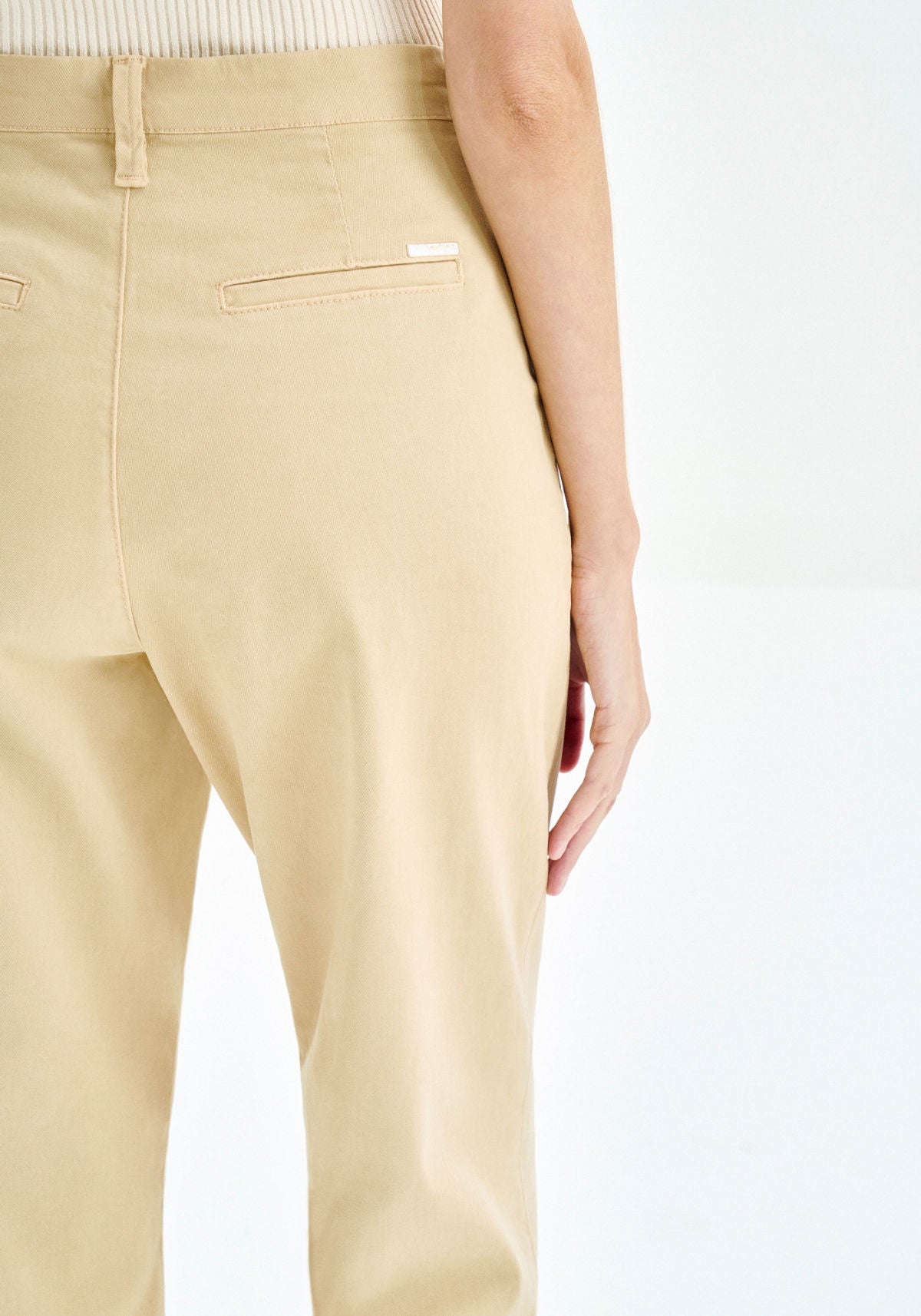 Calça Sarja Slim Cropped Cintura Lez A Lez Feminino 9416L