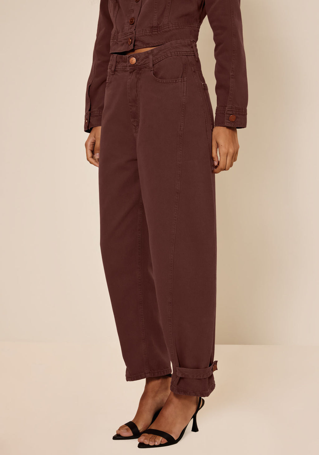 Calça Balloon De Cintura Alta Lez A Lez Feminino 0997E
