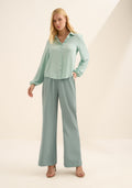 Camisa De Mangas Longas Em Viscose Lez A Lez Feminino 9158E