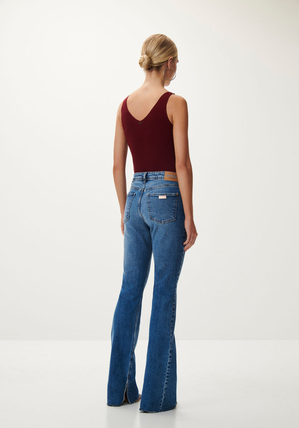 Calça Jeans Flare Super Alta Lez A Lez Feminino 7906L
