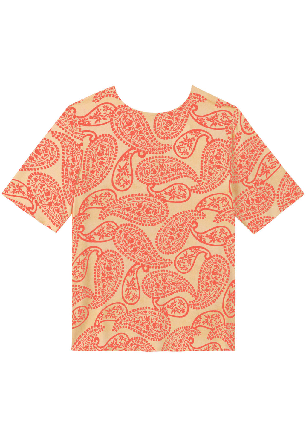 Blusa Estampada De Mangas Curtas Lez A Lez Feminino 3521E