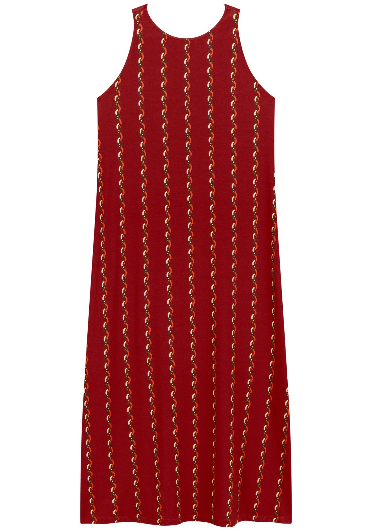 Vestido Midi Chá Estampado Lez A Lez Feminino 7277E