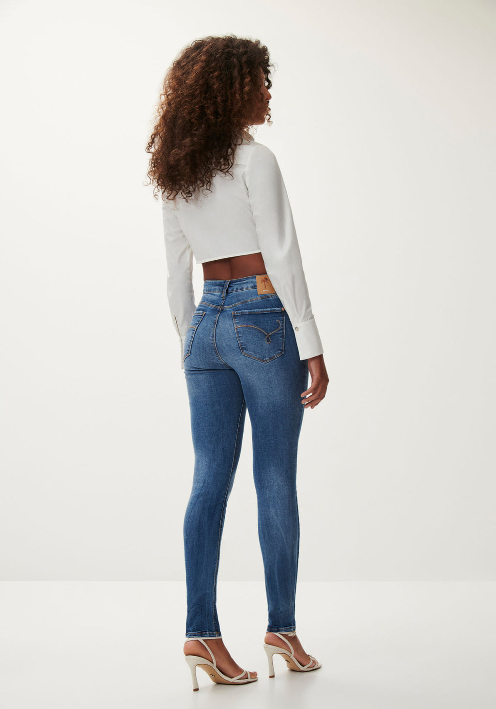 Calça Jeans com Elastano Lez A Lez Feminino 7887L