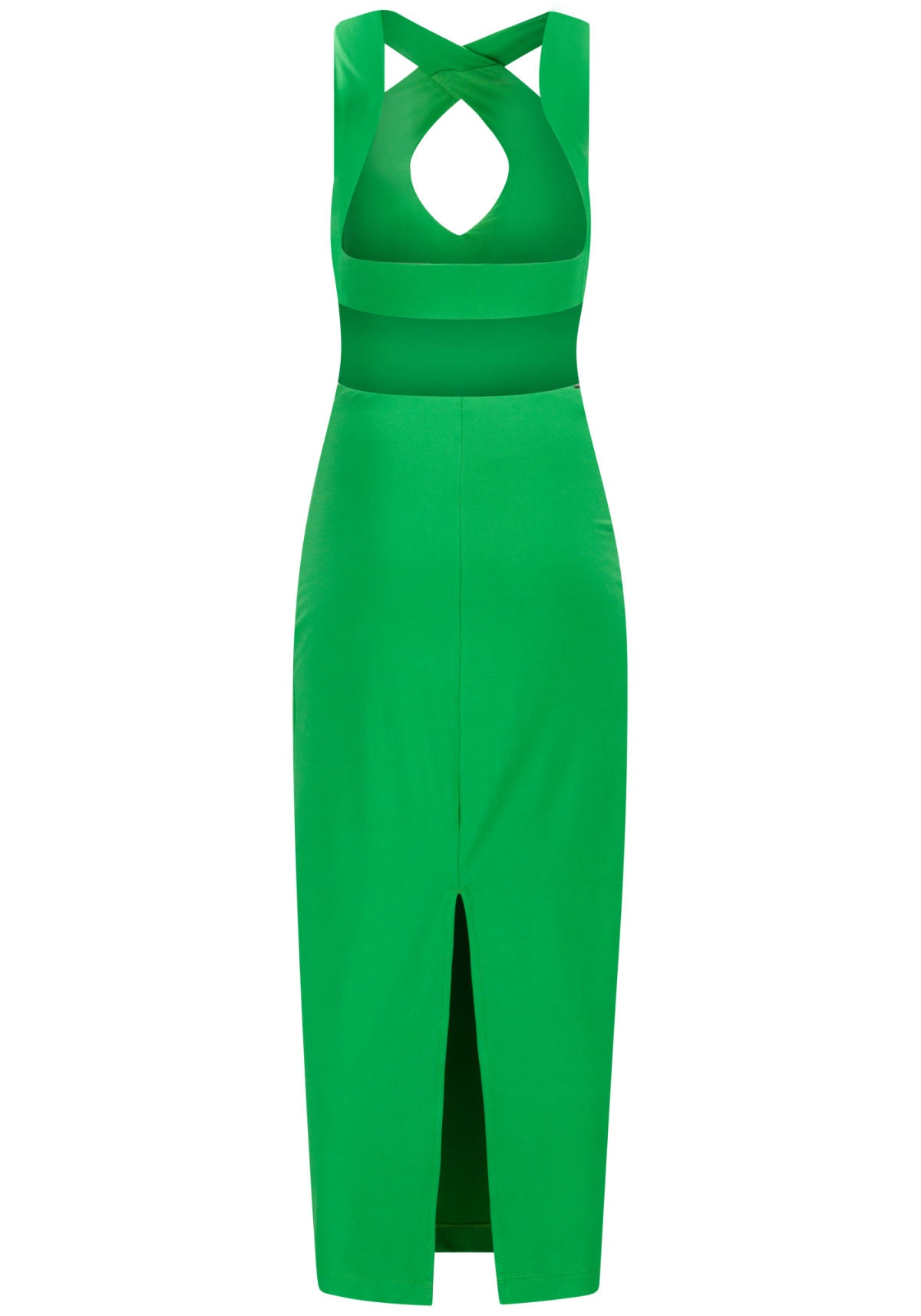 Vestido Midi Alongado em Malha Lez A Lez Feminino 3226E