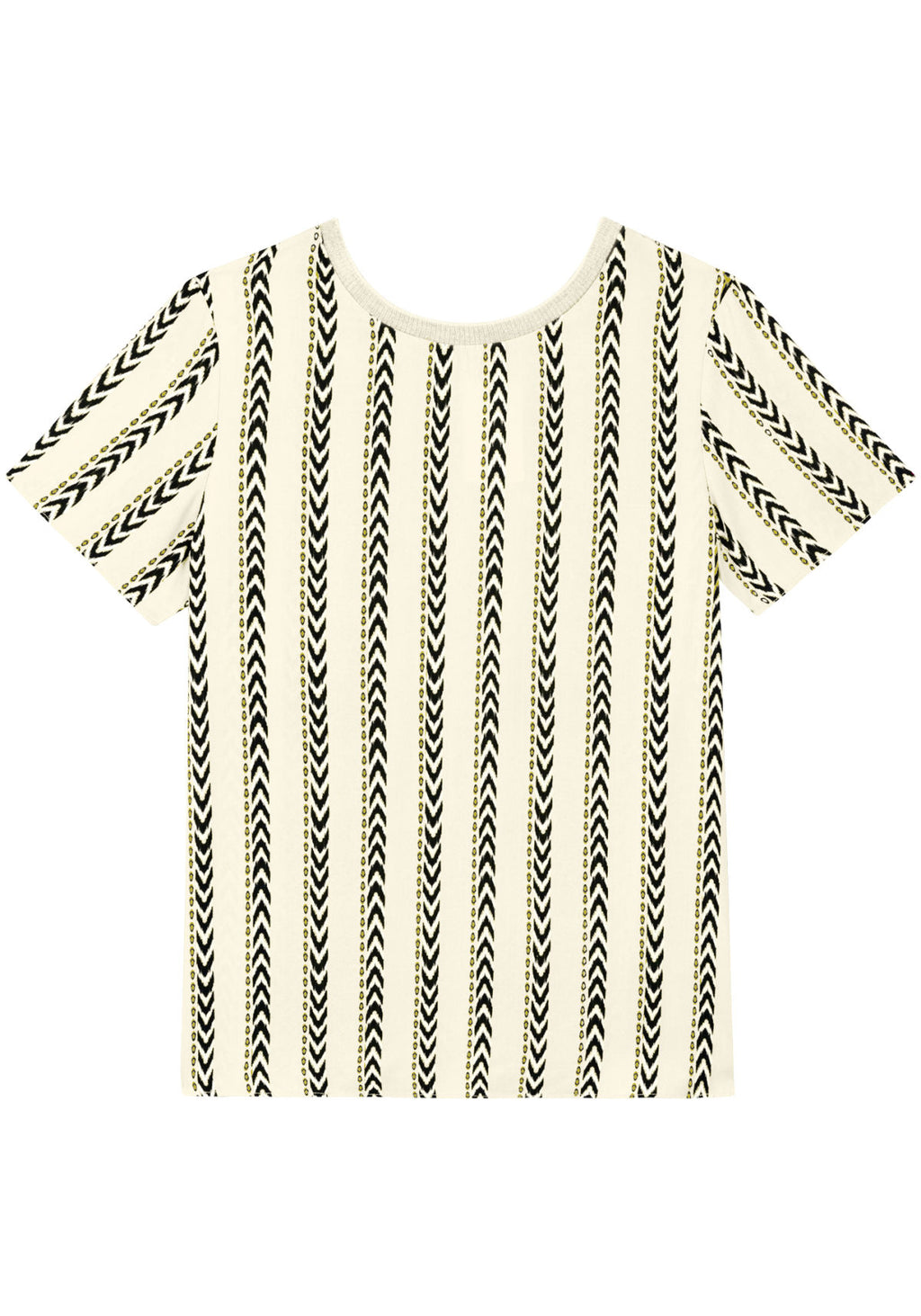 Blusa De Mangas Curtas Estampada Lez A Lez Feminino 3531E