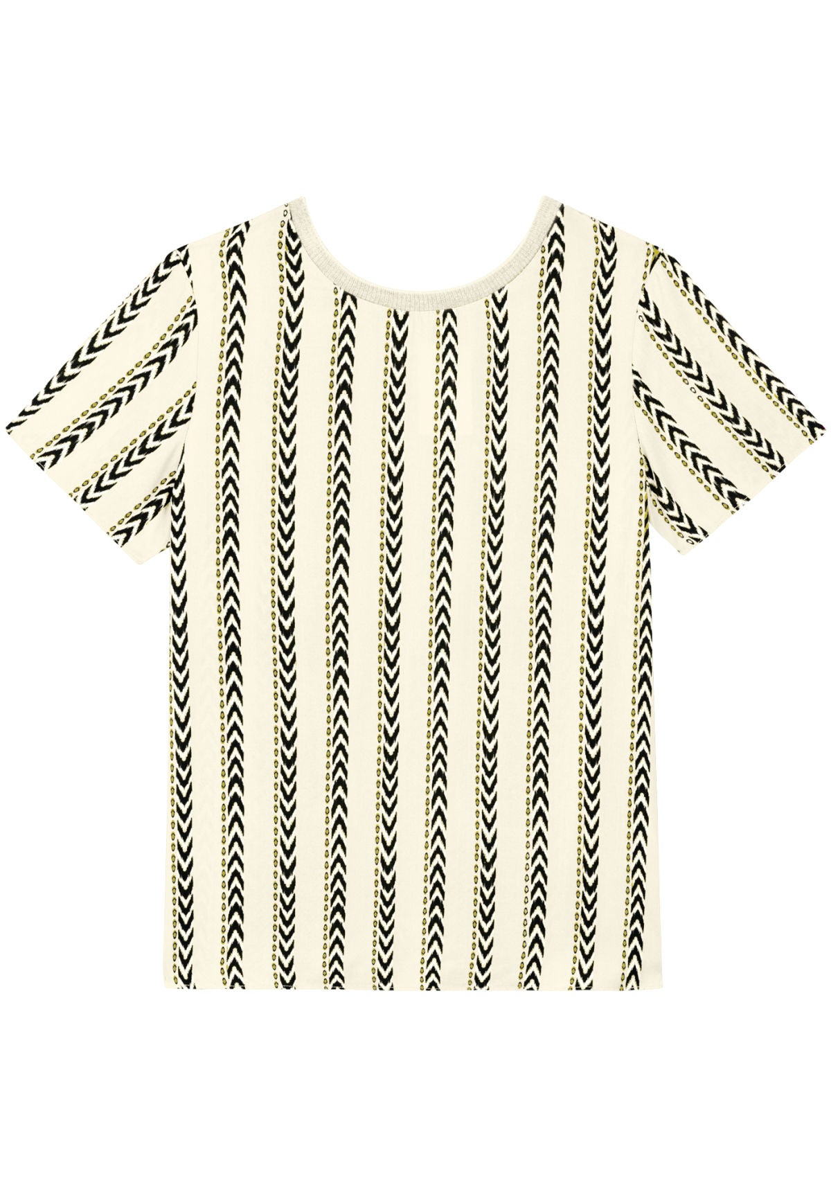 Blusa De Mangas Curtas Estampada Lez A Lez Feminino 3531E