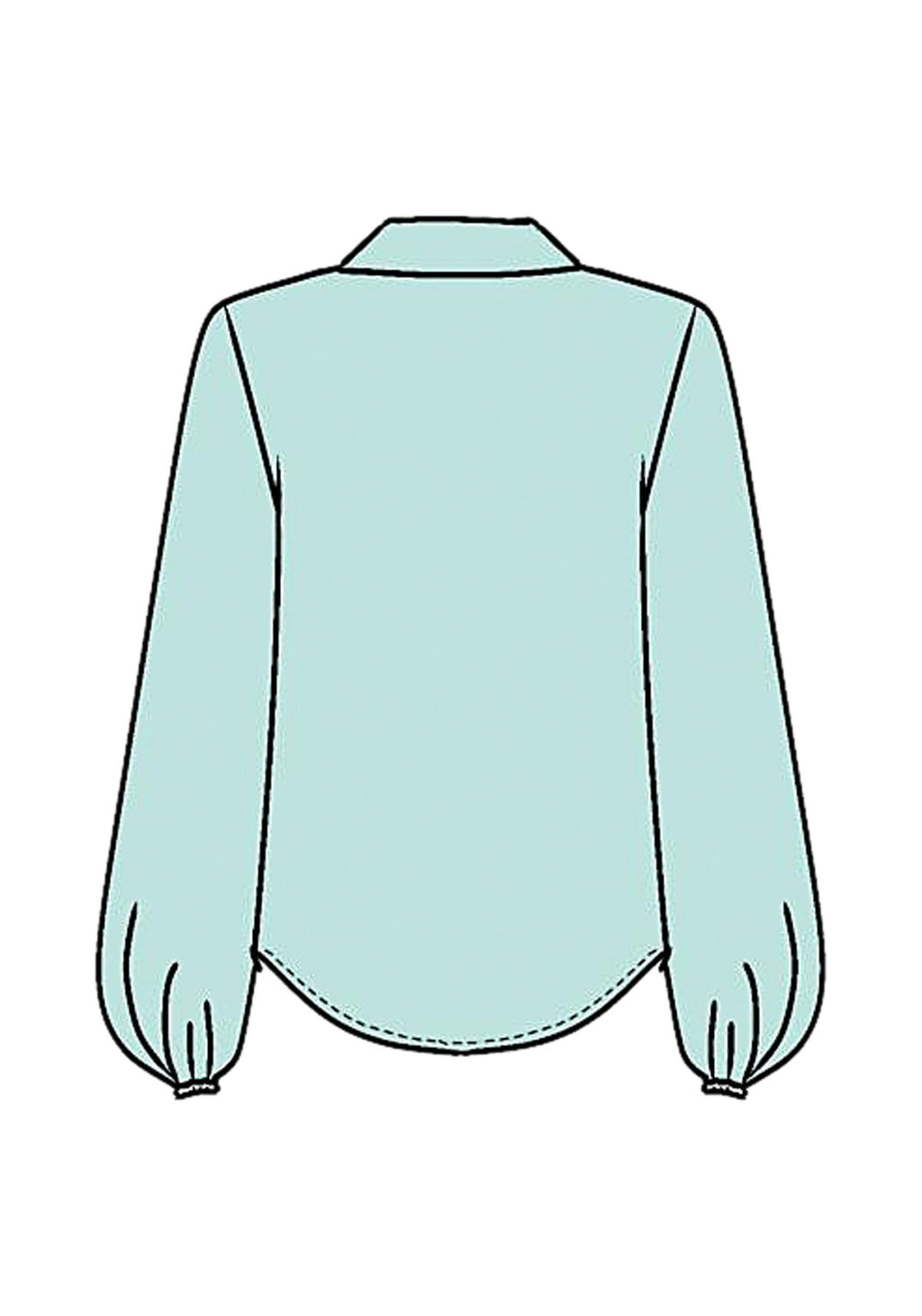 Camisa De Mangas Longas Em Viscose Lez A Lez Feminino 9158E